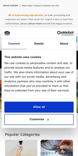 Mobile page screenshot