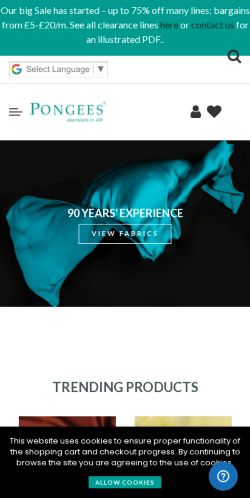 Mobile page screenshot