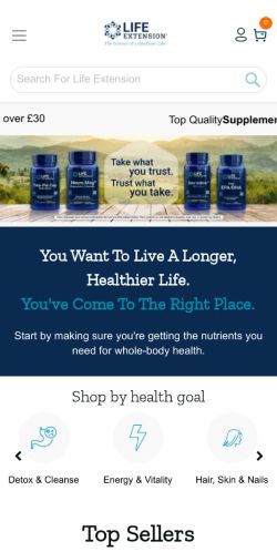 Mobile page screenshot