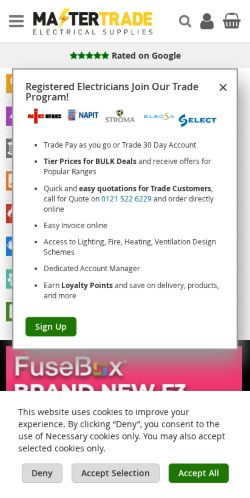 Mobile page screenshot