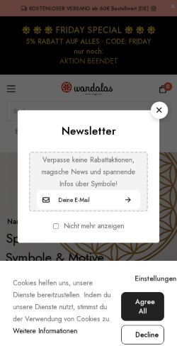 Mobile page screenshot