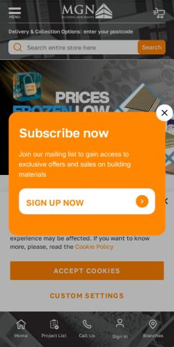 Mobile page screenshot