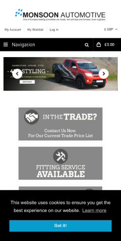 Mobile page screenshot