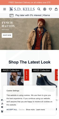 Mobile page screenshot