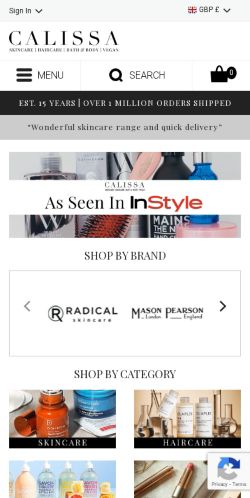 Mobile page screenshot