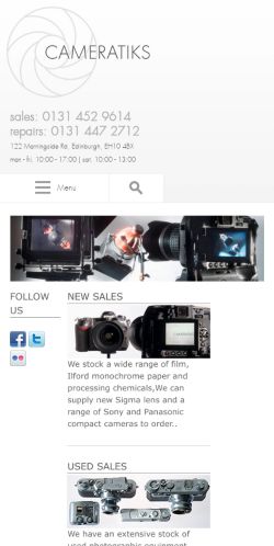 Mobile page screenshot