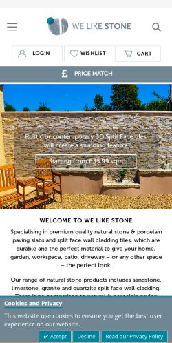 Mobile page screenshot