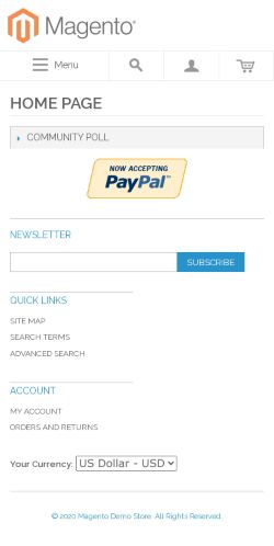 Mobile page screenshot