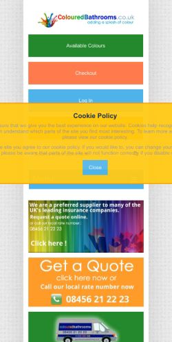 Mobile page screenshot