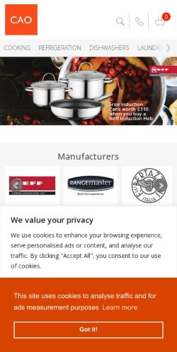 Mobile page screenshot