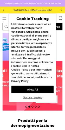 Mobile page screenshot