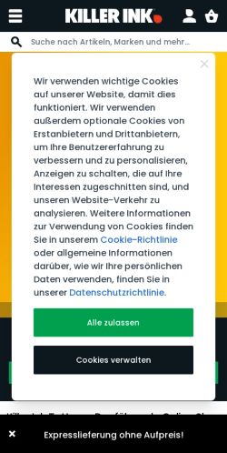 Mobile page screenshot