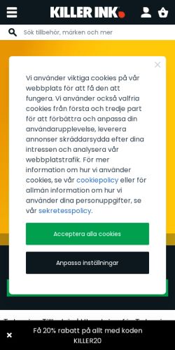 Mobile page screenshot