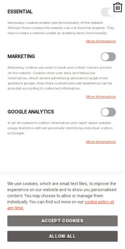 Mobile page screenshot