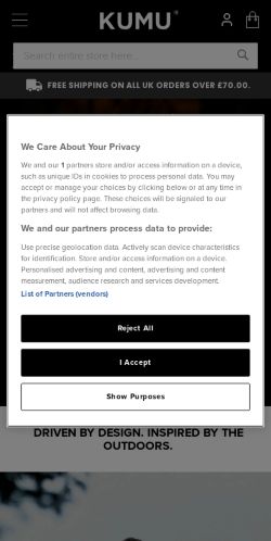 Mobile page screenshot