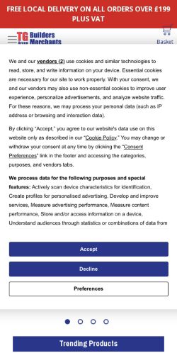 Mobile page screenshot