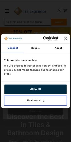 Mobile page screenshot