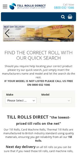 Mobile page screenshot