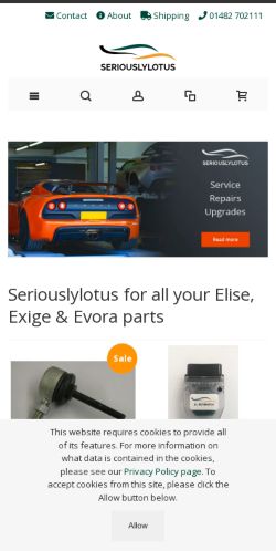 Mobile page screenshot