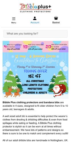 Mobile page screenshot