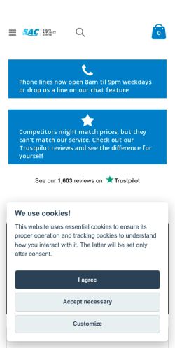 Mobile page screenshot