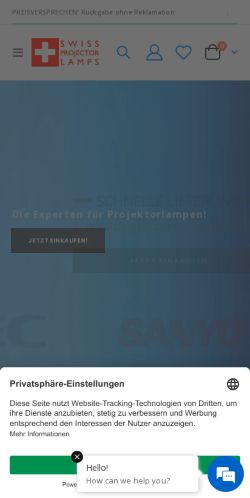 Mobile page screenshot