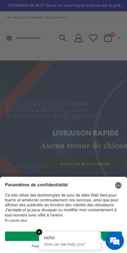 Mobile page screenshot