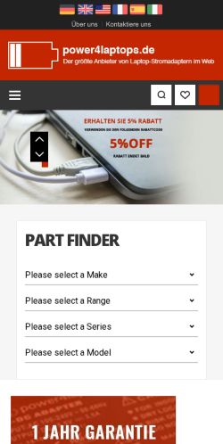 Mobile page screenshot