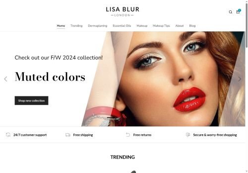 Desktop page screenshot