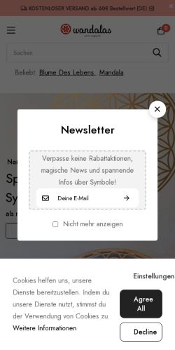 Mobile page screenshot