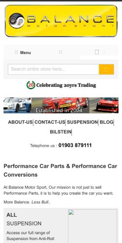 Mobile page screenshot