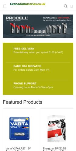 Mobile page screenshot