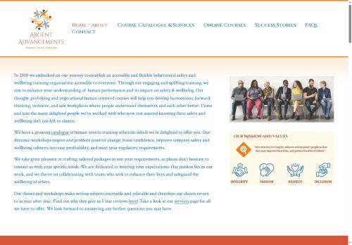 Desktop page screenshot