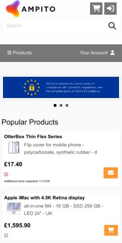 Mobile page screenshot