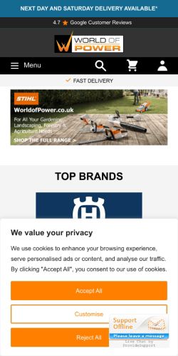 Mobile page screenshot