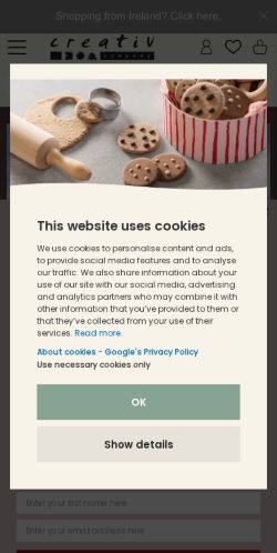 Mobile page screenshot