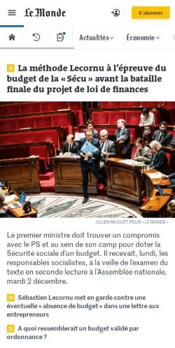 Mobile page screenshot