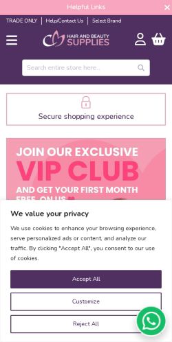 Mobile page screenshot