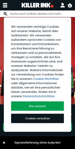 Mobile page screenshot