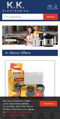 Mobile page screenshot