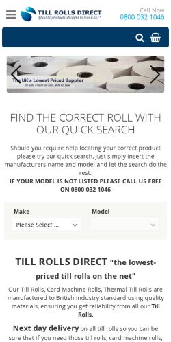 Mobile page screenshot