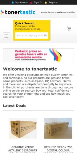 Mobile page screenshot