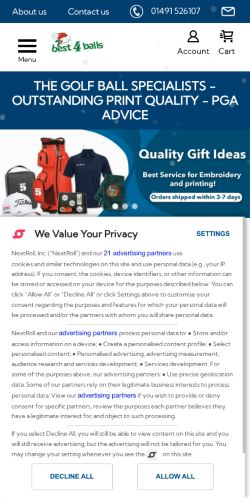 Mobile page screenshot