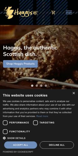 Mobile page screenshot