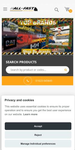 Mobile page screenshot