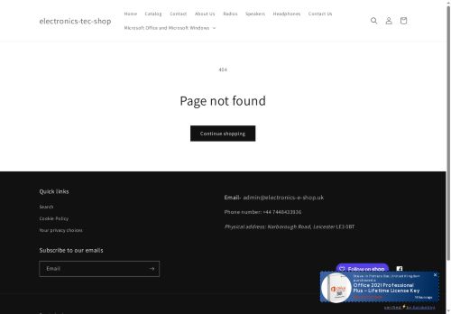 Desktop page screenshot