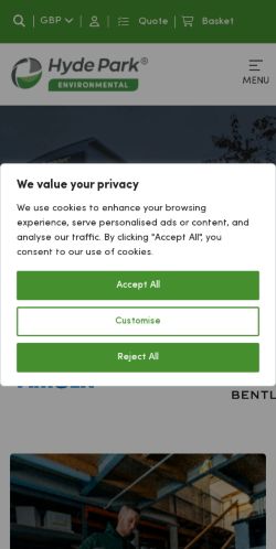 Mobile page screenshot