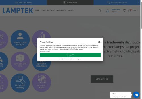 Desktop page screenshot