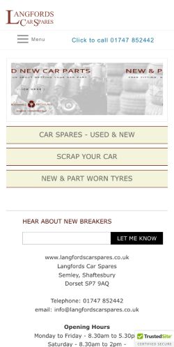 Mobile page screenshot