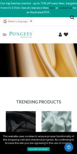 Mobile page screenshot